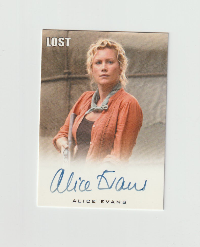 2010 Lost Seasons 1-5 Autographs Alice Evans as Eloise Hawking