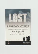 Load image into Gallery viewer, 2010 Lost Seasons 1-5 Autographs Eric Lange as Stuart Radzinsky
