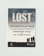 Load image into Gallery viewer, 2010 Lost Seasons 1-5 Autographs Francois Chau as Dr Pierre Chang
