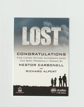 Load image into Gallery viewer, 2010 Lost Seasons 1-5 Autographs Nestor Carbonell as Richard Alpert
