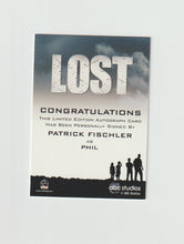 Load image into Gallery viewer, 2010 Lost Seasons 1-5 Autographs Patrick Fischler as Phil
