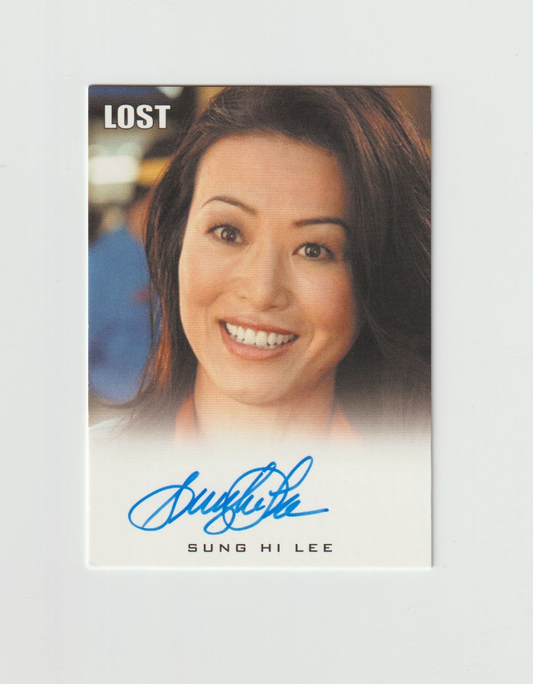 2010 Lost Seasons 1-5 Autographs Sung Hi Lee as Tricia Tanaka