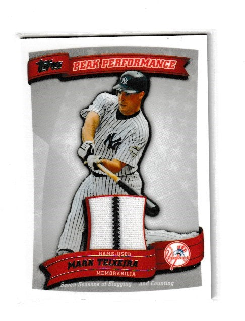 2010 Topps Peaks Performance Relic #PPR-MT Mark Teixeira