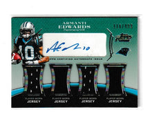 Load image into Gallery viewer, 2010 Topps Prime Autographed Relics Level 5 #PLS-AE Armanti Edwards
