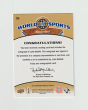 Load image into Gallery viewer, 2010 World of Sports Autograph #36 Luke Babbitt
