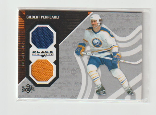 2011-12 Black Diamond Dual Jerseys #GR8-GP Gilbert Perreault