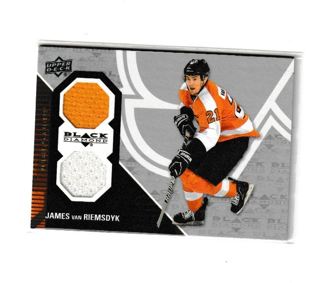 2011-12 Black Diamond Dual Jerseys #PHI-JV James van Riemsdyk