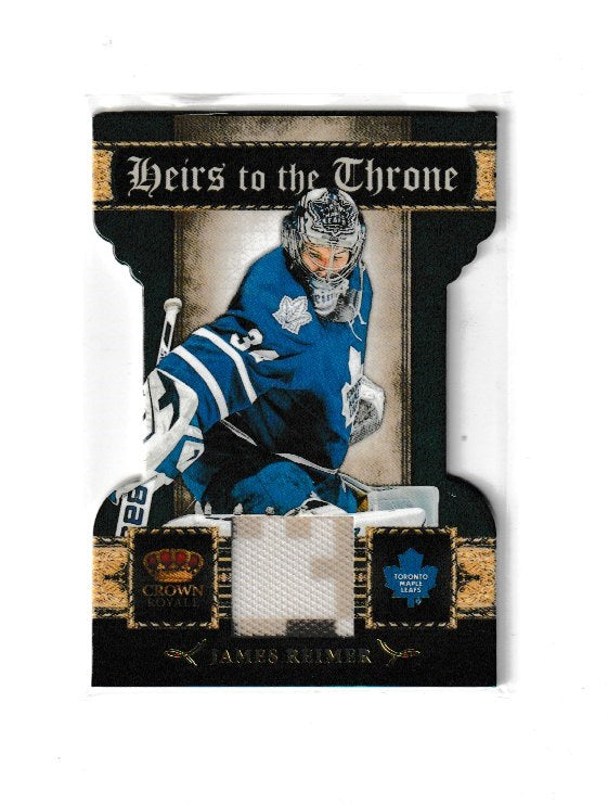 2011-12 Crown Royale Heirs To The Throne Materials #17 James Reimer