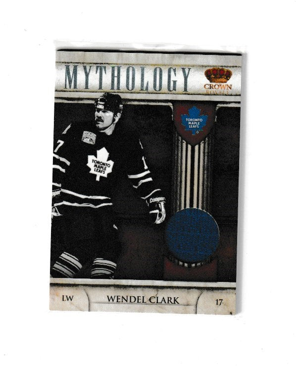 2011-12 Crown Royale Mythology Materials #12 Wendel Clark