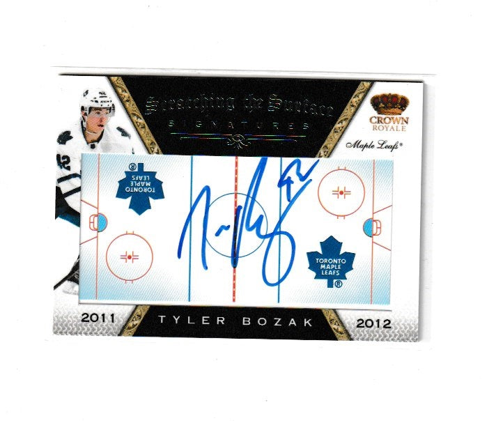 2011-12 Crown Royale Scratching The Surface Autographs #9 Tyler Bozak