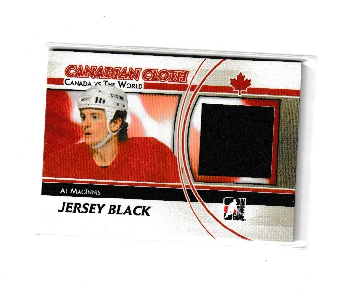 2011-12 ITG Canada vs The World Canadian Cloth Black #CCM-17 AL MacInnis