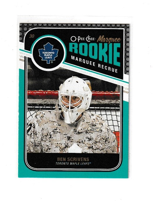 2011-12 O-Pee-Chee Marquee Rookie #555 Ben Scrivens