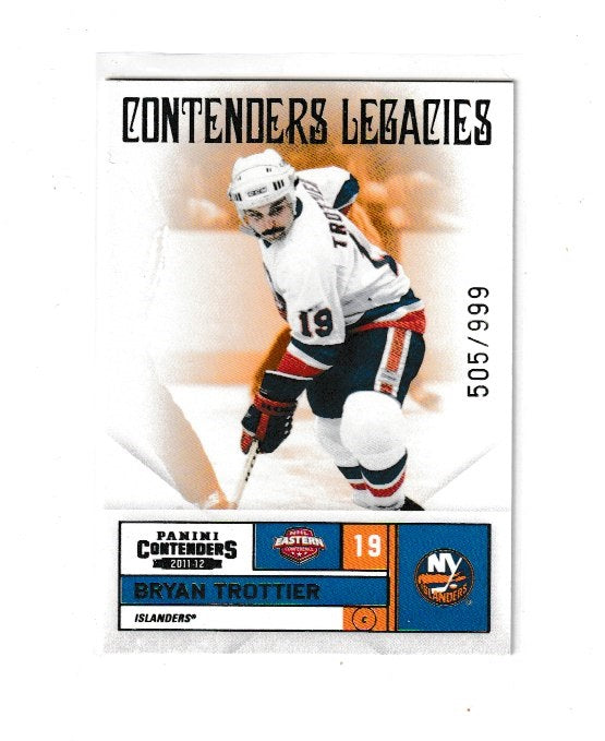 2011-12 Panini Contenders Contenders Legacies #157 Bryan Trottier