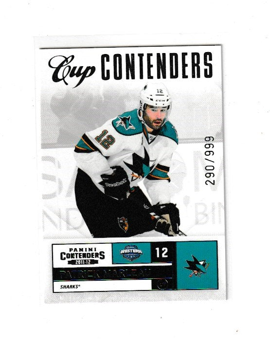 2011-12 Panini Contenders Cup Contenders #132 Patrick Marleau