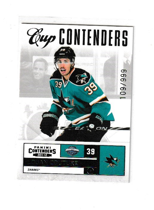 2011-12 Panini Contenders Cup Contenders #133 Logan Couture