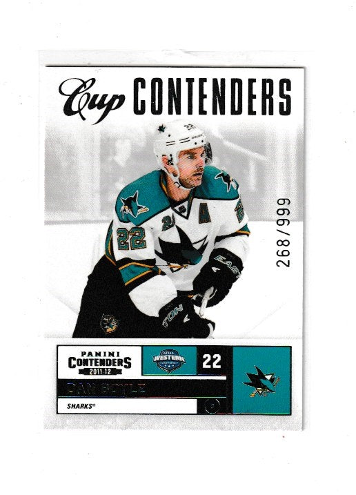 2011-12 Panini Contenders Cup Contenders #134 Dan Boyle