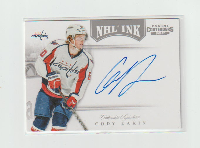 2011-12 Panini Contenders NHL Ink #65 Cody Eakin