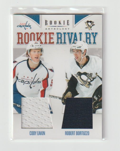 2011-12 Panini Rookie Anthology Rookie Rivalry Dual Jerseys #45 Cody Eakin & Robert Bortuzzo