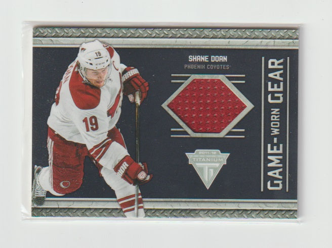 2011-12 Panini Titanium Game Worn Gear #15 Shane Doan