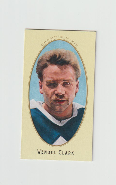 2011-12 Parkhurst Champions Champs Mini Green Backs #38 Wendel Clark