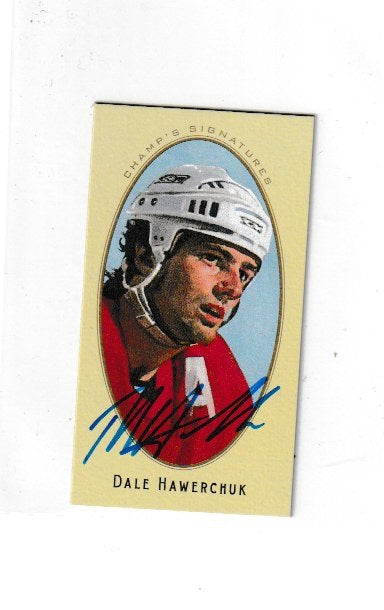 2011-12 Parkhurst Champions Champs Mini Signatures #12 Dale Hawerchuk