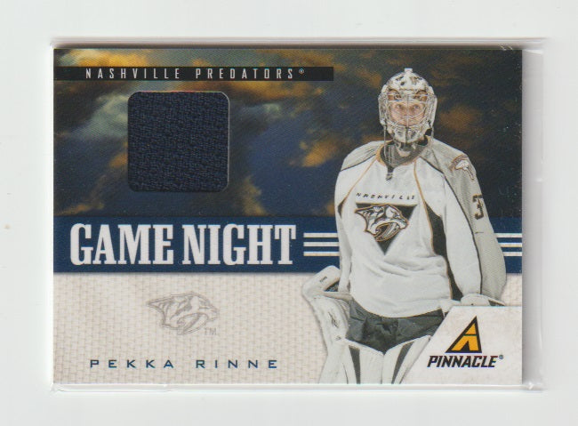 2011-12 Pinnacle Game Night Materials #30 Pekka Rinne