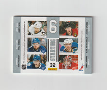 Load image into Gallery viewer, 2011-12 Pinnacle Starting Six Threads #32 Phil Kessel, Dion Phaneuf, James Neal, Jimmy Howard, Alex Pietrangelo &amp; Jason Spezza
