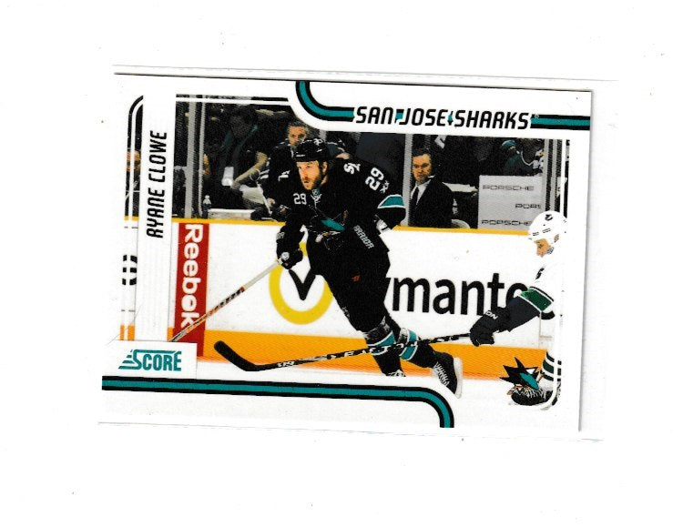 2011-12 Score Glossy #384 Ryane Clowe