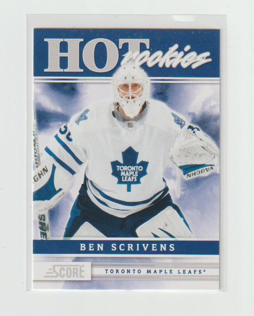 2011-12 Score Hot Rookies #538 Ben Scrivens