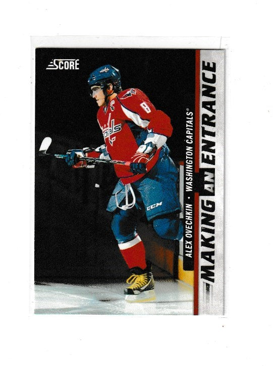 2011-12 Score Making an Entrance #4 Alex Ovechkin