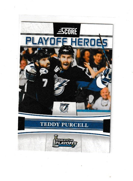 2011-12 Score Playoff Heroes #8 Teddy Purcell