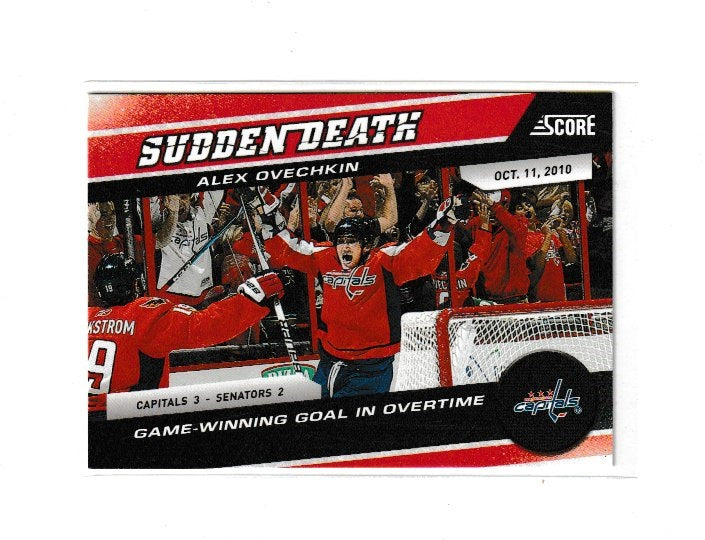 2011-12 Score Sudden Death #2 Alex Ovechkin