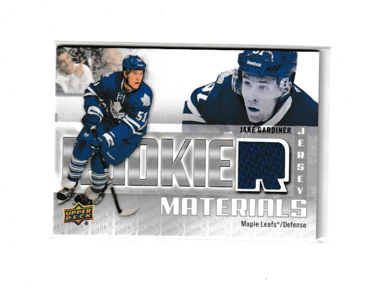 2011-12 Upper Deck Rookie Materials #RM-JG Jake Gardiner