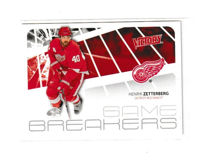 2011-12 Upper Deck Victory Game Breakers #GB-HZ Henrik Zetterberg