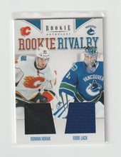 Load image into Gallery viewer, 2011-12 Panini Rookie Anthology Rookie Rivalry Dual Jerseys #15 Roman Horak &amp; Eddie Lack
