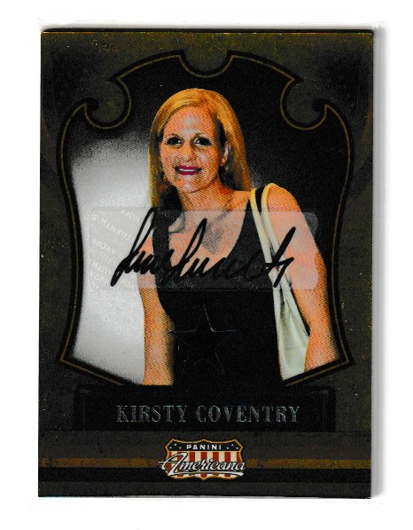 2011 Americana Private Stars Signature #80 Kirsty Coventry