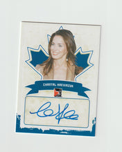 Load image into Gallery viewer, 2011 Canadiana Autographs Blue #A-CK1 Chantal Kreviazuk
