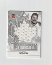 Load image into Gallery viewer, 2011 Canadiana Mega Memorabilia Silver #MM-03 Dave Cutler
