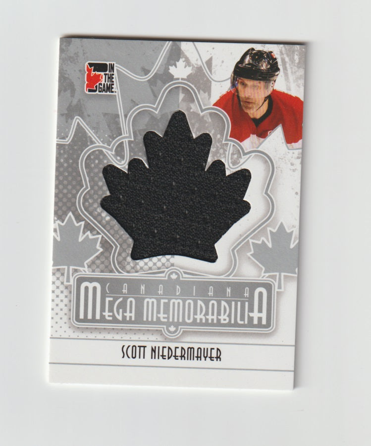 2011 Canadiana Mega Memorabilia Silver #MM-10 Scott Niedermayer