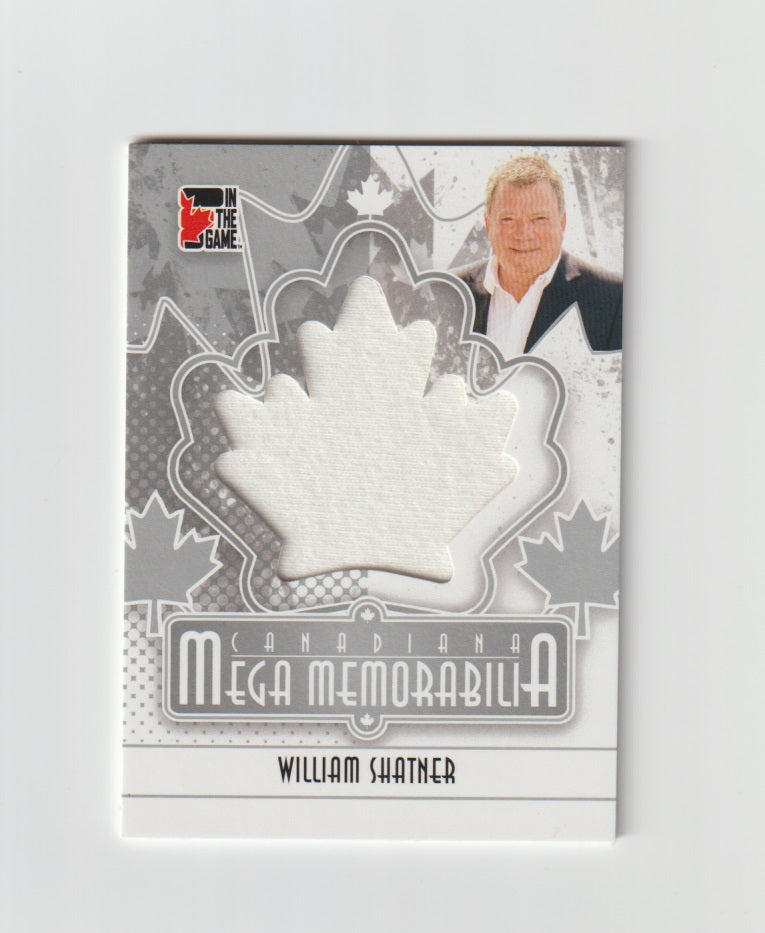 2011 Canadiana Mega Memorabilia Silver #MM-29 William Shatner