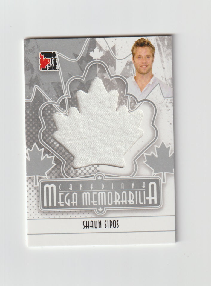 2011 Canadiana Mega Memorabilia Silver #MM-35 Shawn Sipos