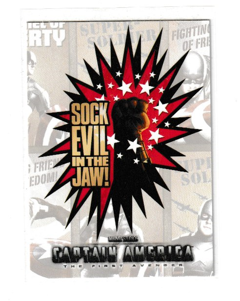 2011 Captain America First Avengers #P6 Sock Evil in the Jaw