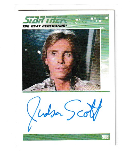 2011 Complete Star Trek The Next Generation Judson Scott as Sobi Autograph