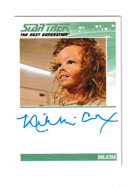 2011 Complete Star Trek The Next Generation Nikki Cox as Sarjenka Autograph