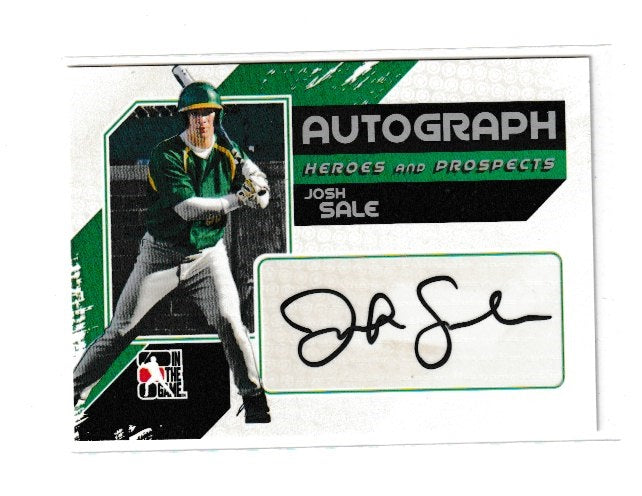 2011 ITG Heroes and Prospects Full Body Autographs Silver #A-JSA Josh Sale