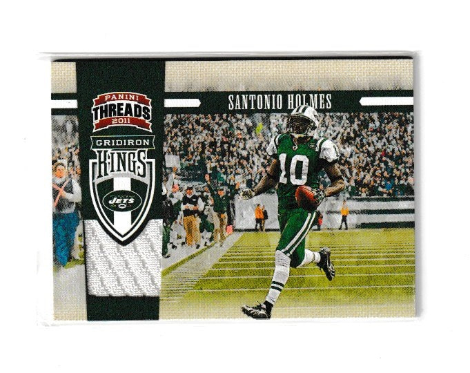 2011 Panini Threads Materials #39 Santonio Holmes