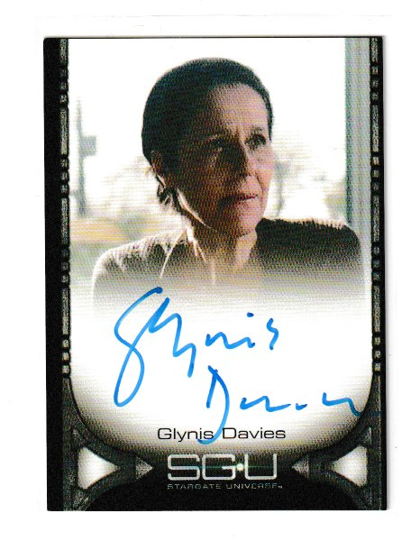 2011 Stargate Universe S2 Glynis Davies as Marian Wallace Autograph