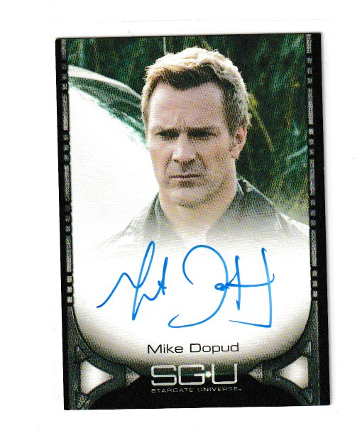 2011 Stargate Universe S2 Mike Dopud as Varro Autograph