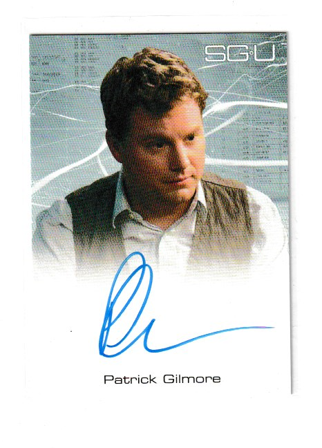 2011 Stargate Universe S2 Patrick Gilmore as Dale Volker Autograph