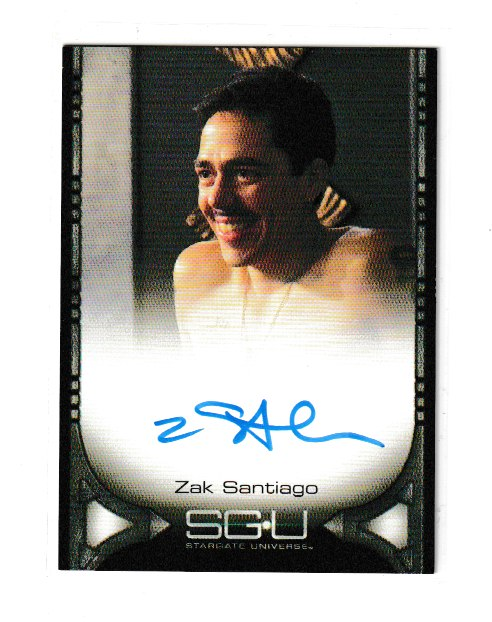 2011 Stargate Universe S2 Zak Santiago as Rivers Autograph